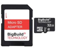 BigBuild Technology 32Go Ultra Rapide Class 10 80Mo/s MicroSD Carte mémoire pour Huawei Y3 Mobile, Adaptateur SD Inclus