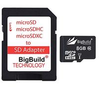 BigBuild Technology 8 Go 80 Mo/s Ultra Rapide microSD Carte mémoire pour Drone de DJI Air 2S, Combo, Mavic 3, Mavic Air 2, Mini 2
