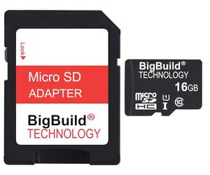 BigBuild Technology Carte Mémoire Micro SDHC 16 Go pour Honor X5 Plus, X5b/X5b Plus, X6a/X6b/X7b, X8 Mobiles
