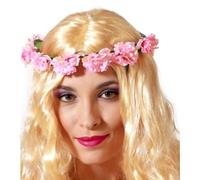 BigBuy Beauty Serre-tête fleurs roses