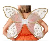 BigBuy Carnival Ailes de Papillon doré