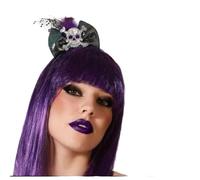 BigBuy Carnival Bandeau Crâne Halloween