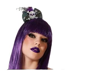 BigBuy Carnival Bandeau Crâne Halloween