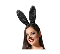 BigBuy Carnival Bandeau Lapin Noir