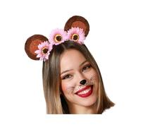 BigBuy Carnival Bandeau Oreilles Fleurs