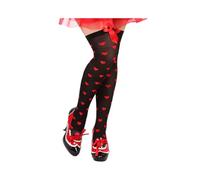 BigBuy Carnival Bas Coeurs Noir