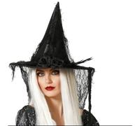 BigBuy Carnival Chapeau Sorcière Noir Adultes