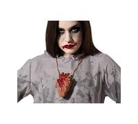 BigBuy Carnival Disfraz Collar Corazón Halloween, Taille Unique, Métal Non précieux, No Gemstone