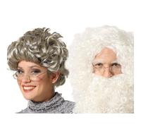 BigBuy Carnival Lunettes Grand-père Argenté