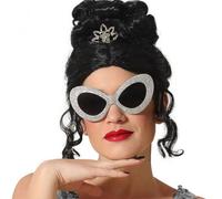 BigBuy Carnival Lunettes Lumineuses Argent