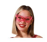 BigBuy Carnival Lunettes papillon lumière rose