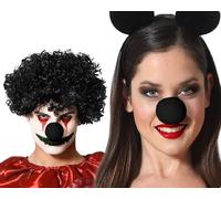 BigBuy Carnival Nez de Clown Noir 5 cm