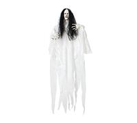 BigBuy Carnival S1125772 Décoration Halloween Mariée Cadavre Blanc 120 cm