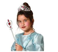 BigBuy Carnival Tiare Baguette Rouge