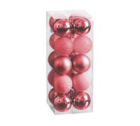 BigBuy Christmas Boules de Noël Rouge 5 x 5 x 5 cm (20 unités)