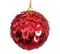 BigBuy Christmas Boules de Noël Rouge Plastique Polyfoam 10 x 10 x 10 cm (3 unités)