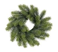BigBuy Christmas Couronne de Noël Vert PVC 30 x 30 cm