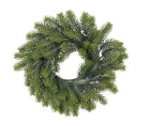 BigBuy Christmas Couronne de Noël Vert PVC 37 x 37 cm