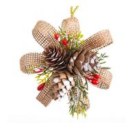 BigBuy Christmas Décoration de Noël Multicolore Naturel Plastique Fibre 10,5 x 4 x 20 cm (3 unités)