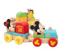 Woomax Train en bois Mickey et Minnie 14 pièces multicolore 18 mois