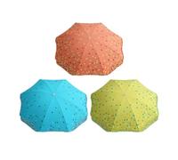 BigBuy Garden Parasol Topos Ø 240 cm, multicolore, Estándar, Bohème
