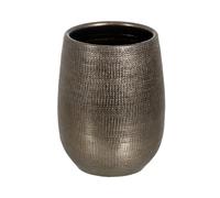 BigBuy Garden Pot métallique céramique Ø 23 cm 20 x 23 x 30 cm
