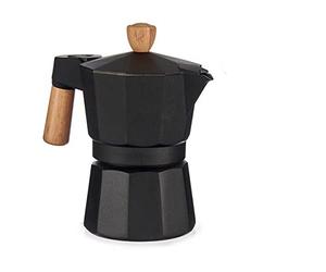 BigBuy Home Cafetière Italienne Bois Aluminium 3 Tasses