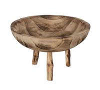 BigBuy Home Centre de Table Beige Bois 27 x 27 x 16 cm