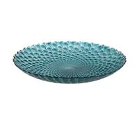 BigBuy Home Centre de Table Bleu Verre 50 x 50 cm