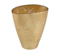 BigBuy Home Centre de Table doré en Verre 23,5 x 14 cm