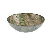 BigBuy Home Centre de table Olive Verre 20 x 20 cm