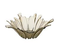 BigBuy Home Centre de table Olive Verre 28 x 28 x 10,5 cm