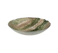 BigBuy Home Centre de table Olive Verre 40 x 40 cm