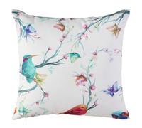 BigBuy Home Coussin Blanc Oiseau 45 x 45 cm