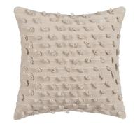 BigBuy Home Coussin Coton Beige 45 x 45 cm