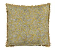 BigBuy Home Coussin Coton Beige Moutarde 50 x 50 cm