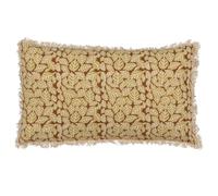 BigBuy Home Coussin en Coton Marron Beige 50 x 30 cm
