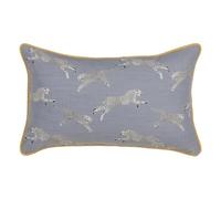 BigBuy Home Coussin Gris léopard 30 x 50 cm