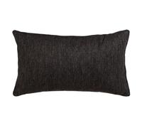 BigBuy Home Coussin Polyester Coton Noir 50 x 30 cm