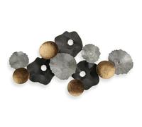 BigBuy Home Décoration murale en métal, 6,4 x 49,5 x 90,8 cm