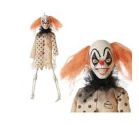 BigBuy Home Décoration pour Halloween Squelette Clown 40 cm