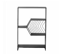 BigBuy Home Étagère Noire en Fer 80 x 35 x 120 cm