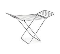 BigBuy Home Étendoir Pliable en Aluminium, Gris, 55,5 x 108 x 178 cm, matériaux Divers