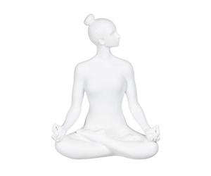 BigBuy Home Figurine décorative Blanche 17,5 x 11 x 23,5 cm