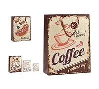 BigBuy Home Hot Dog & Coffee Sac, divers matériaux, Multicolore, 12 x 43 x 30 cm, 48