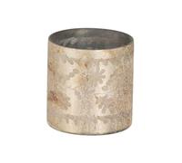 BigBuy Home Photophore Blanc Verre 10 x 10 x 10 cm