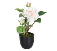 BigBuy Home Plante décorative Polyester Polyéthylène Fer Rose 16 x 16 x 31 cm