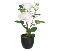BigBuy Home Plante décorative Polyester Polyéthylène Fer Rose 27 x 27 x 38 cm