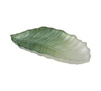 BigBuy Home Plateau Vert Feuille de Plante 31 x 18 cm