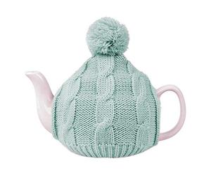 Bigbuy Home S1124485 Théière, 600 milliliters, porcelaine, rose